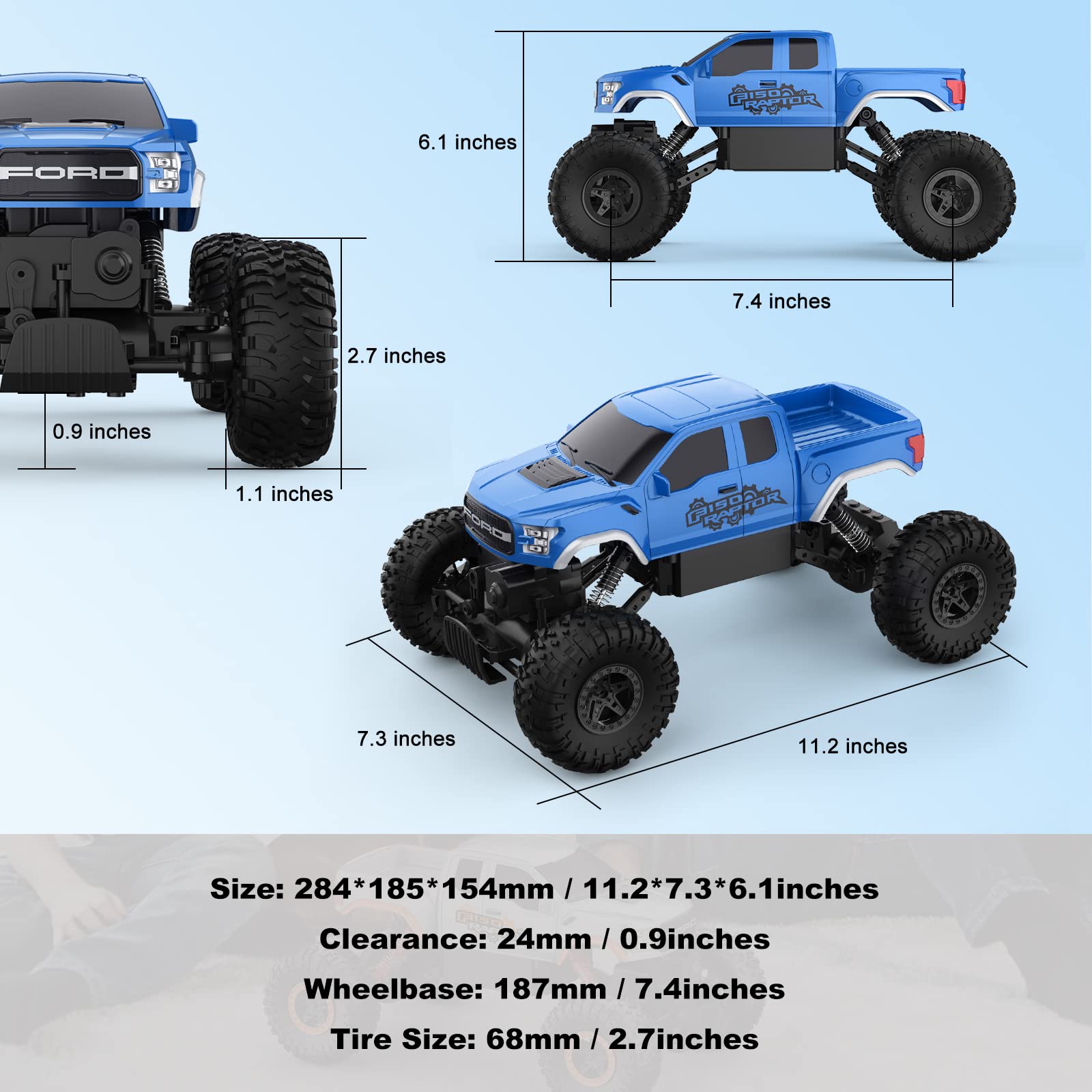 Amazon.co.jp: ダブルE フォード ラプター F150 RCカー 4WD